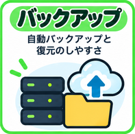 バックアップ|保存期間・復元条件・Webサイト保守